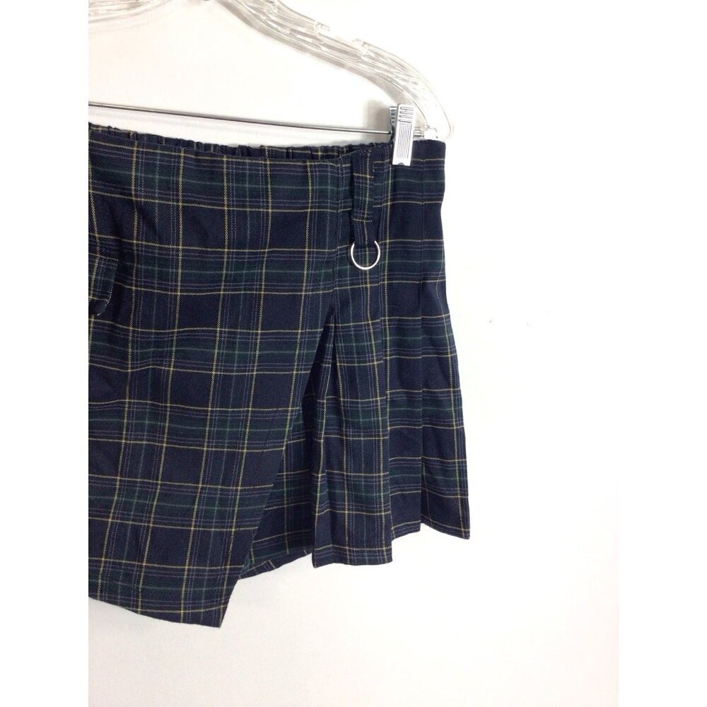 Cali 1850 Plaid Schoolgirl Mini Skirt Womens XL New - Picture 7 of 8